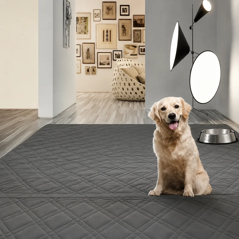 Washable Pet Dog Pee Mat For Playpen, Floor, Bed, Sofa And Trunk